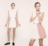 "Dusty pink" dress with the white wool lace details. | must have | Fashion House IVANOVA - designer clothes