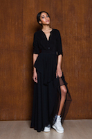 Long skirt & black shirt | must have | Fashion House IVANOVA - designer clothes