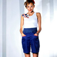 Blue shorts | must have | Fashion House IVANOVA - designer clothes