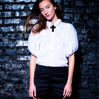 White cambric blouse | must have | Fashion House IVANOVA - designer clothes