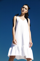 Simple white jersey dress. | must have | Fashion House IVANOVA - designer clothes