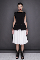 Black- white dress | must have | Fashion House IVANOVA - designer clothes